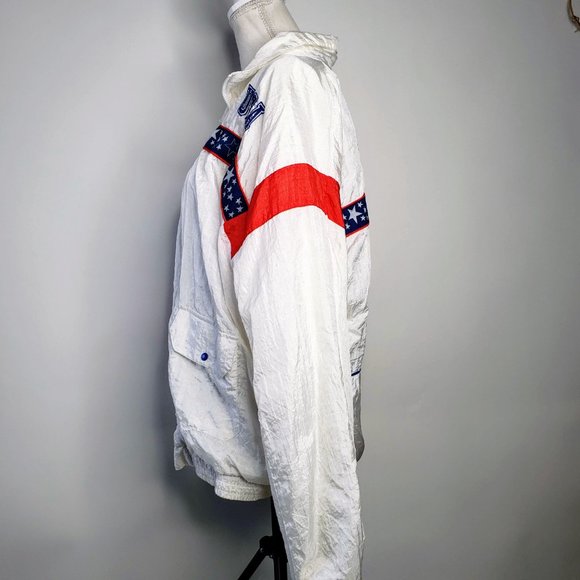 2B Active USA Vintage 80s American Windbreaker Jacket M - Picture 5 of 6